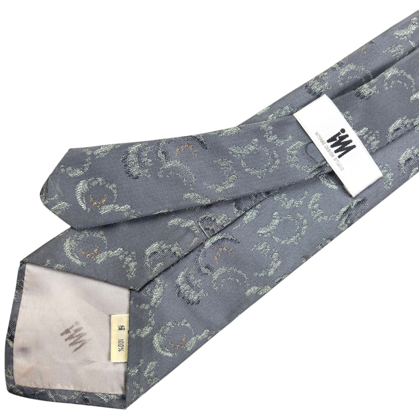 Vintage Issey Miyake Pattern Silk Tie