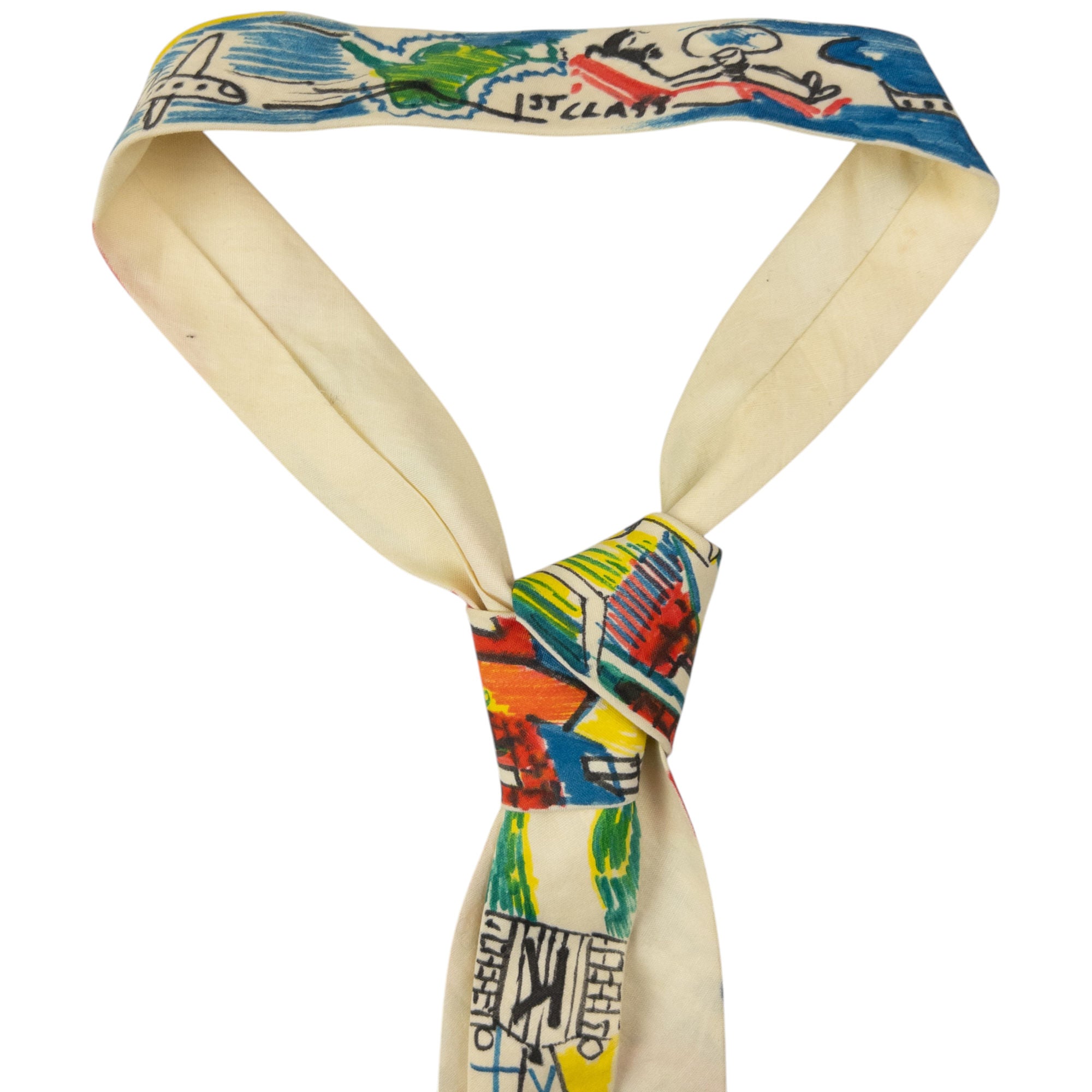 Vintage Issey Miyake Print Tie