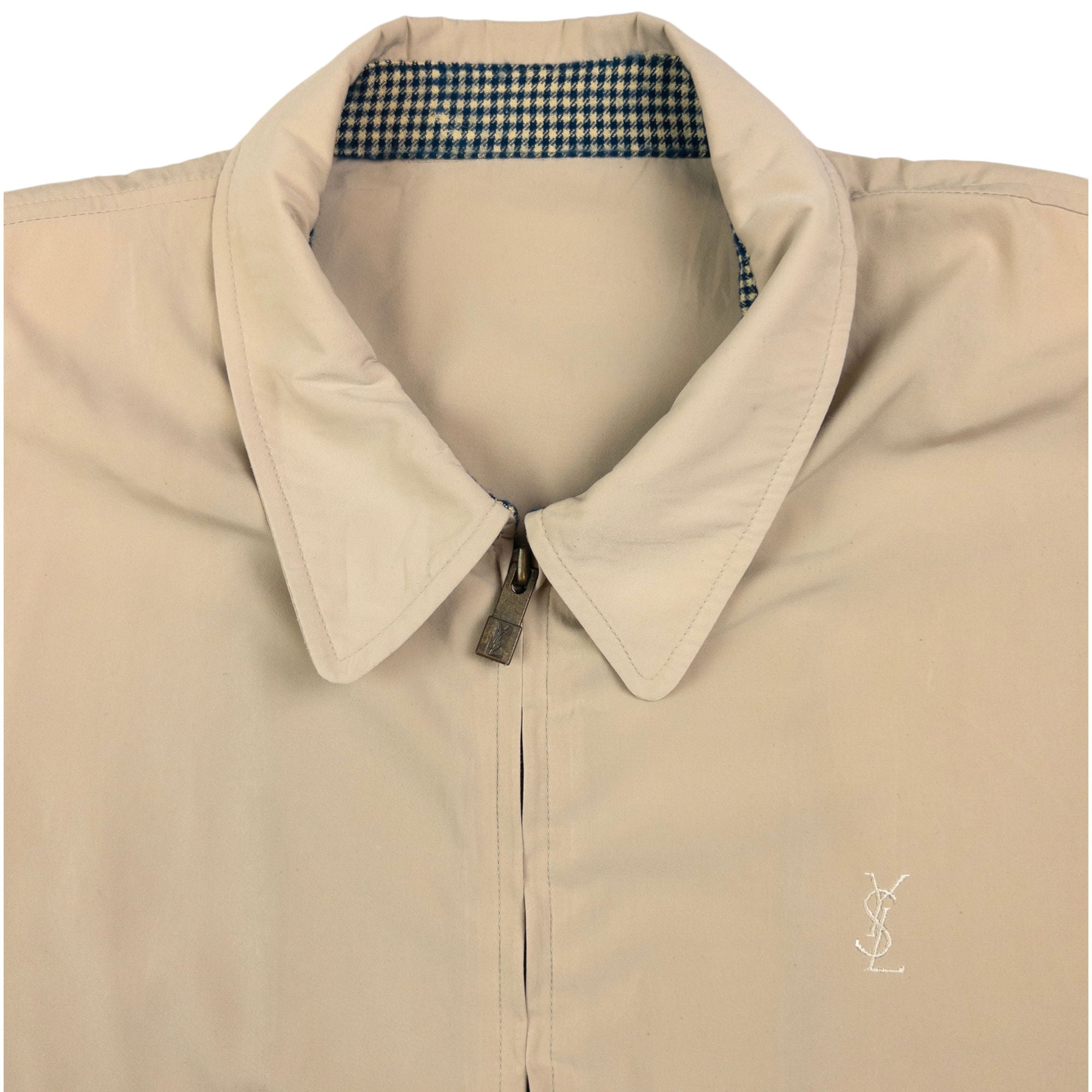Vintage YSL Yves Saint Laurent Harrington Jacket Size L