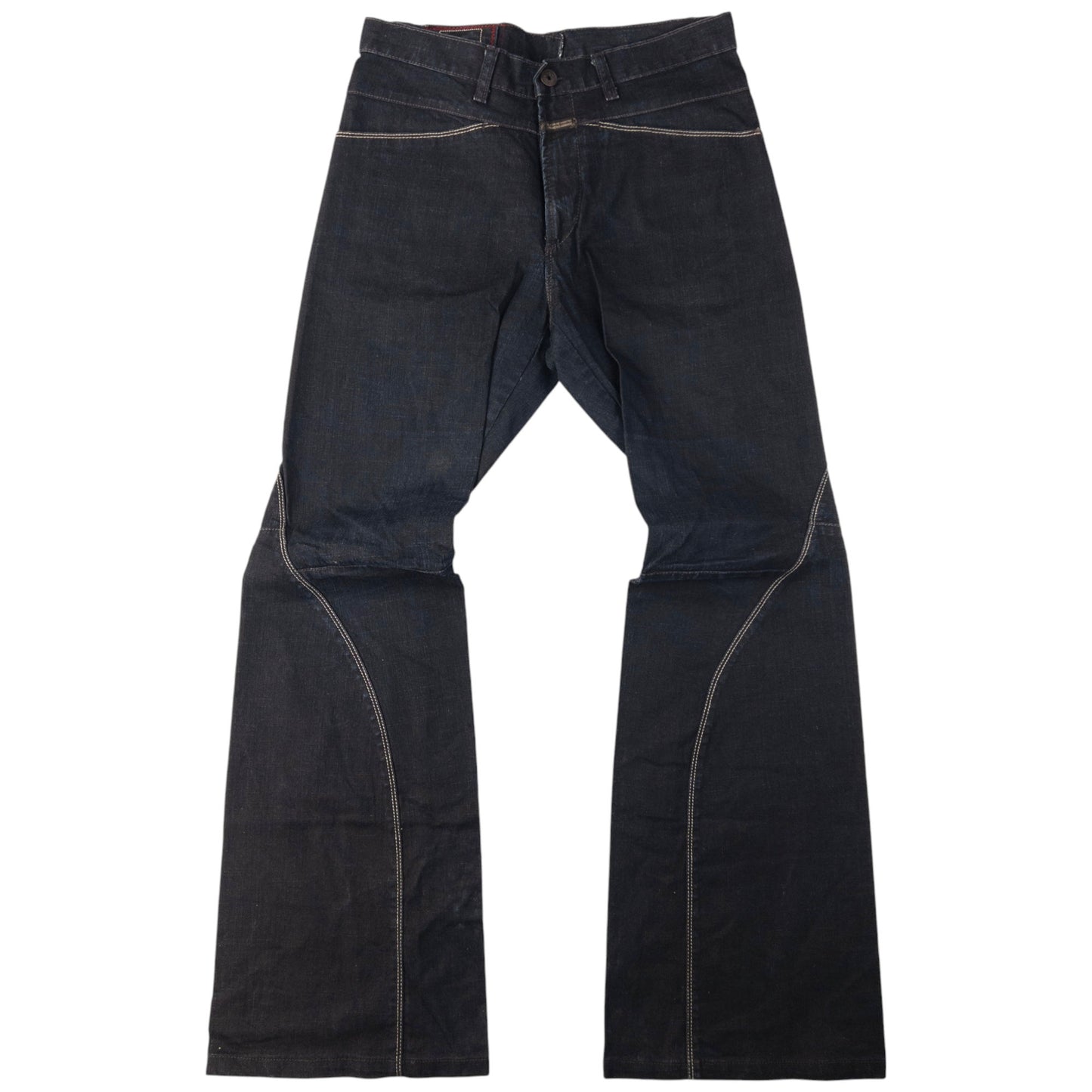 Vintage Marithe + Francois Girbaud Flared Denim Jeans Size W29
