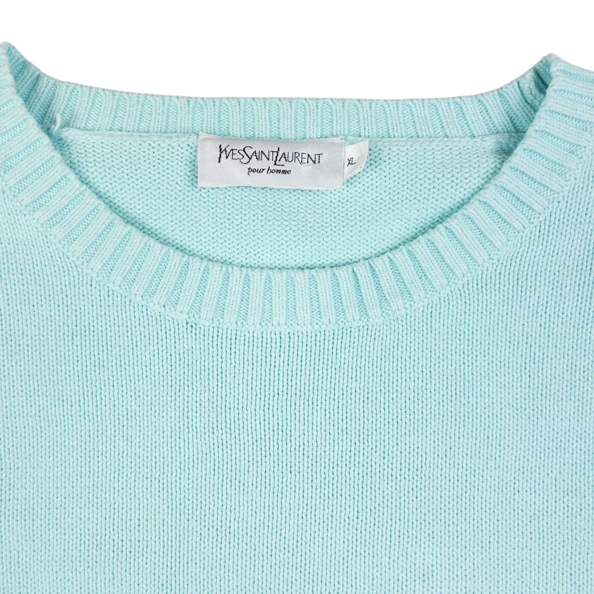Vintage YSL Yves Saint Laurent Knit Jumper Size XL