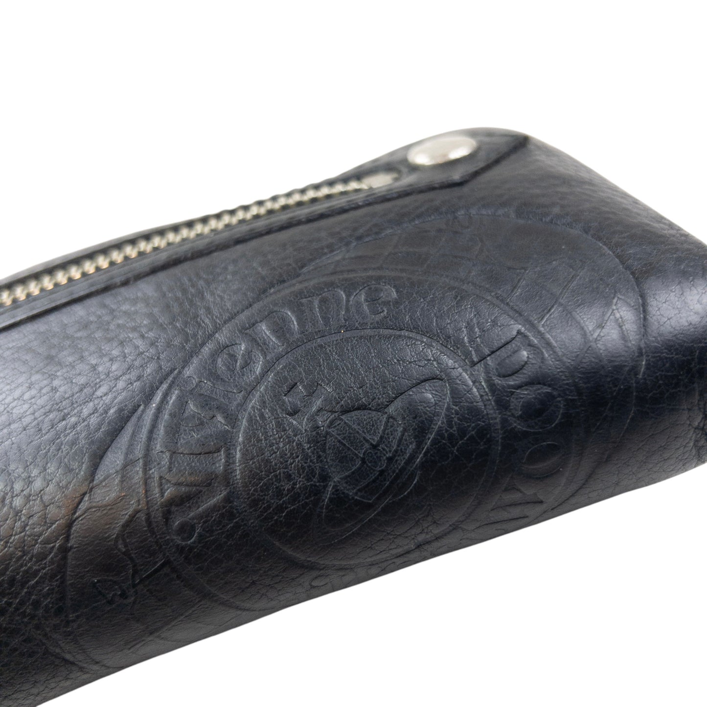 Vintage 2000s Vivienne Westwood Embossed Orb Leather Purse