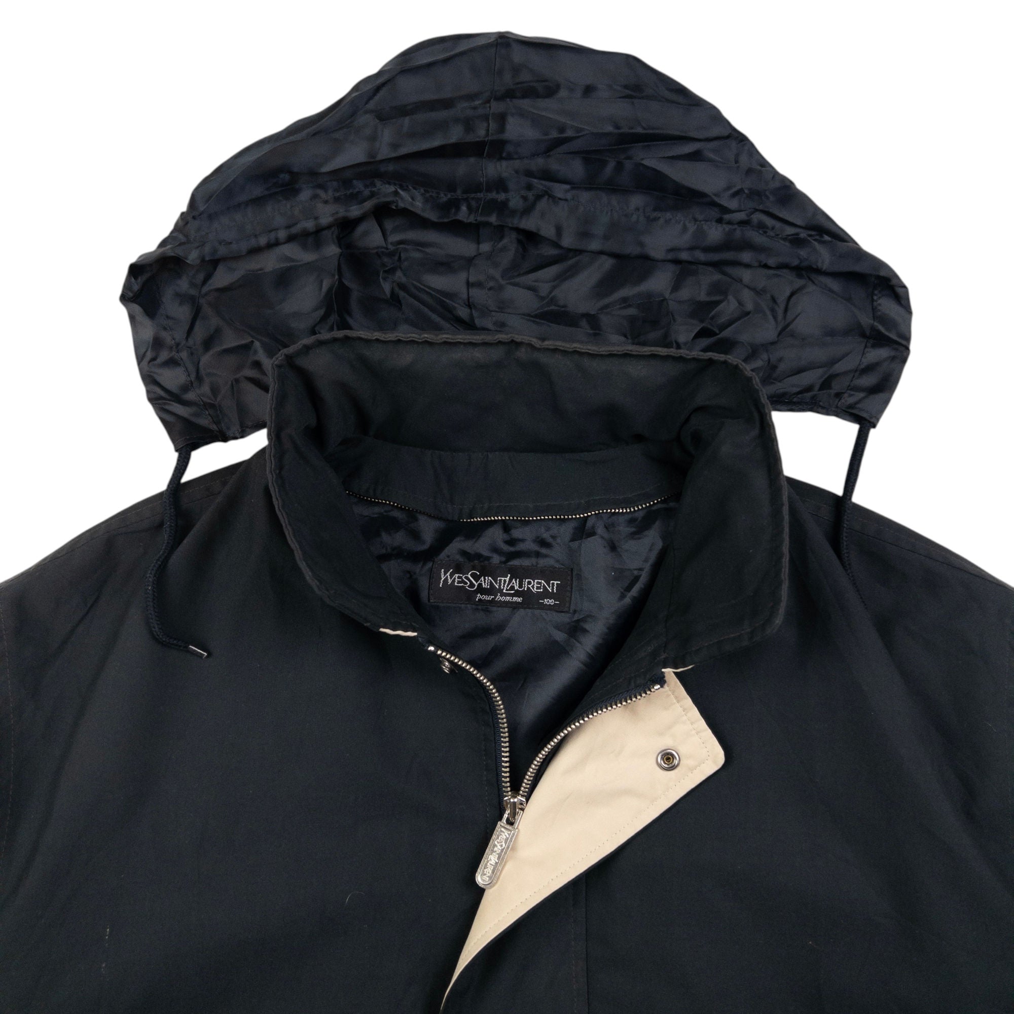Vintage YSL Yves Saint Laurent Zip Up Jacket Size L