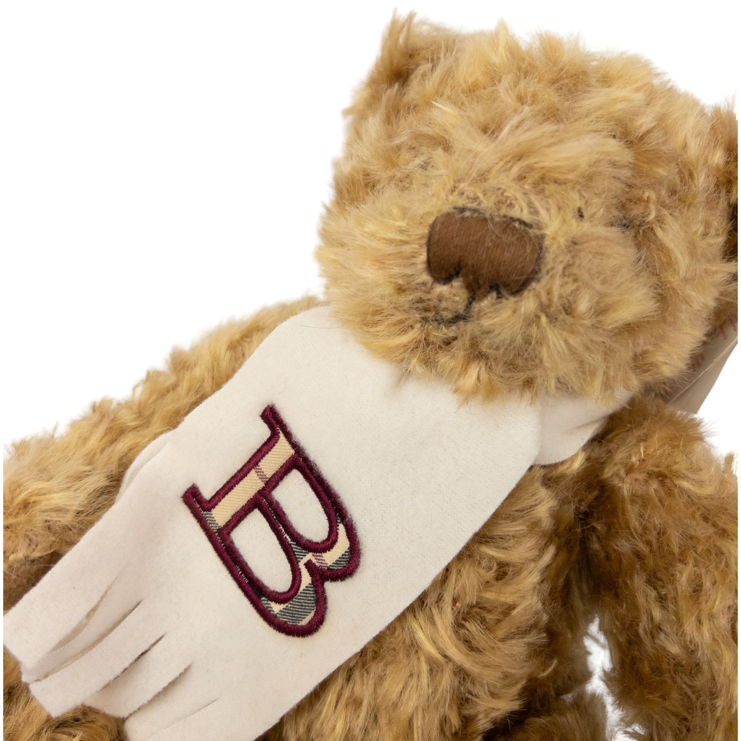 Vintage Burberry Nova Check Scarf Teddy Bear