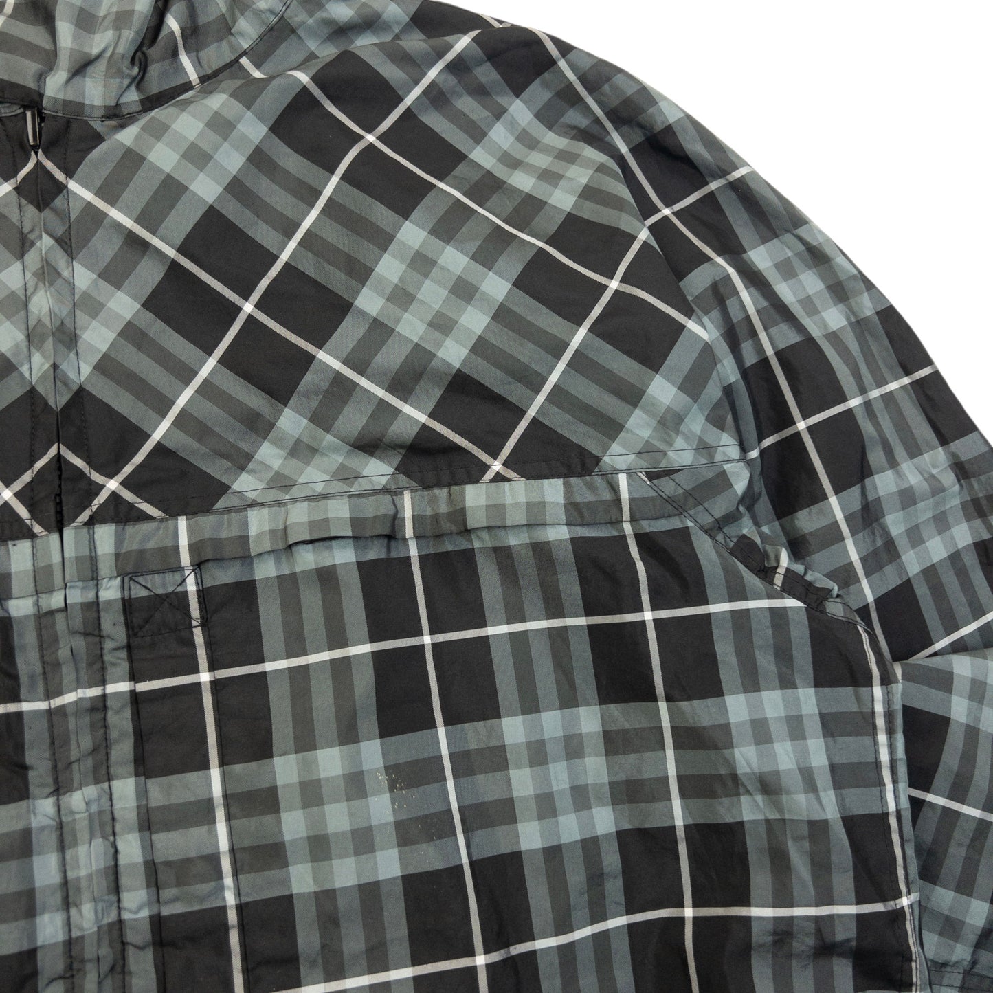 Vintage 2000s Burberry Nova Check Reversible Packable Jacket Size L