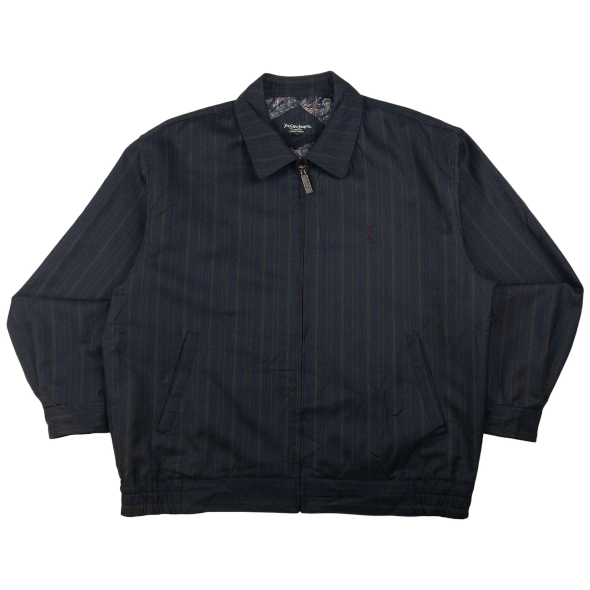 Vintage YSL Yves Saint Laurent Harrington Jacket Size L