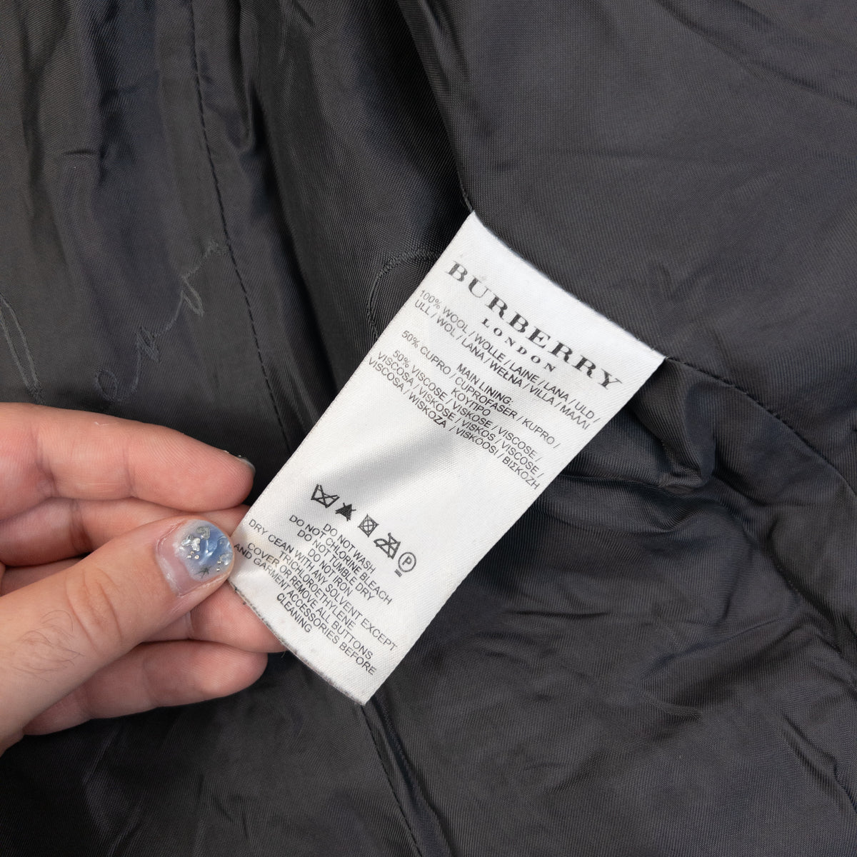 Vintage 2000s Burberry Nova Check Wool Duffle Jacket Womens Size M