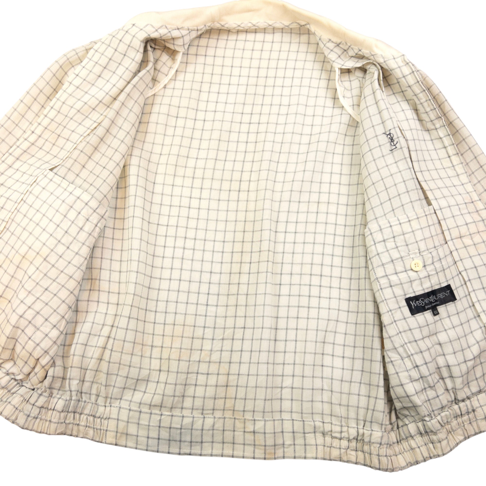 Vintage YSL Yves Saint Laurent Harrington Jacket Size L