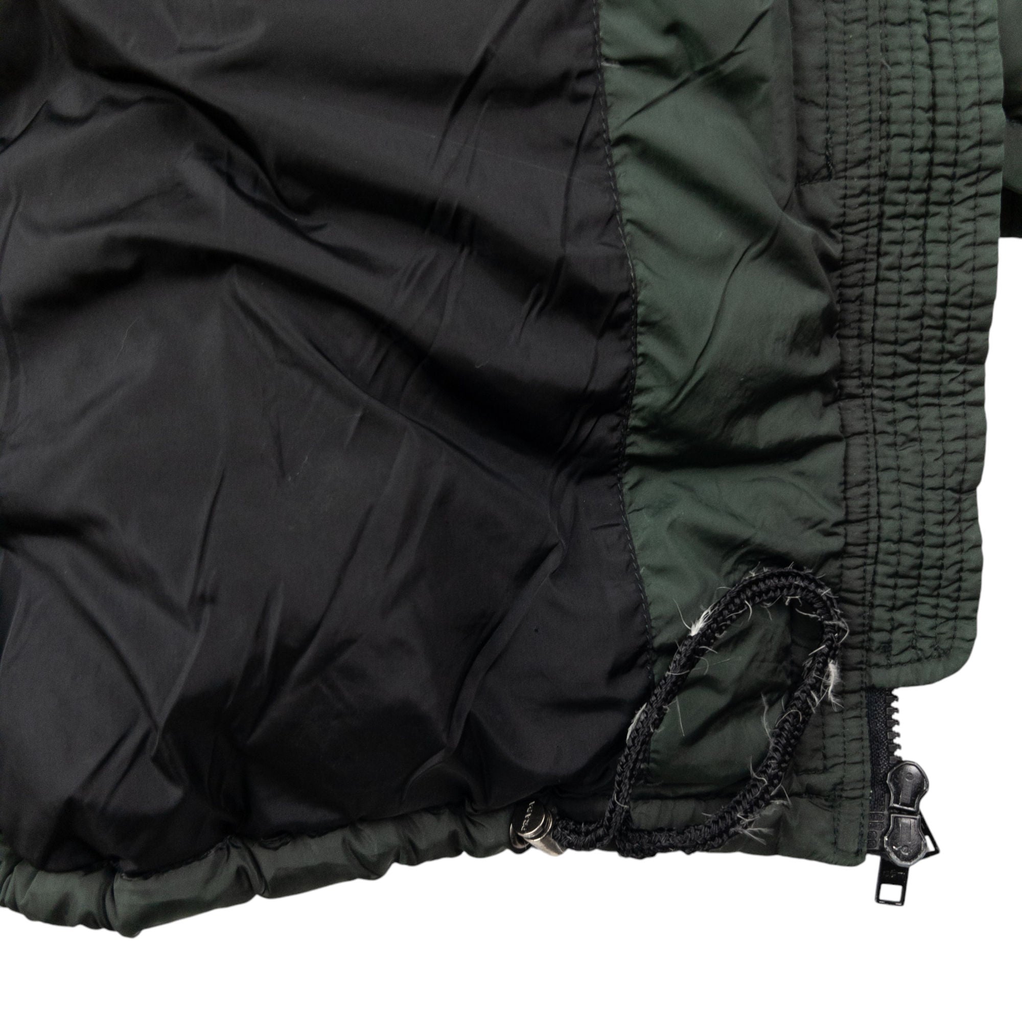 Vintage Prada Sport Zip Up Puffer Rain Jacket Size L