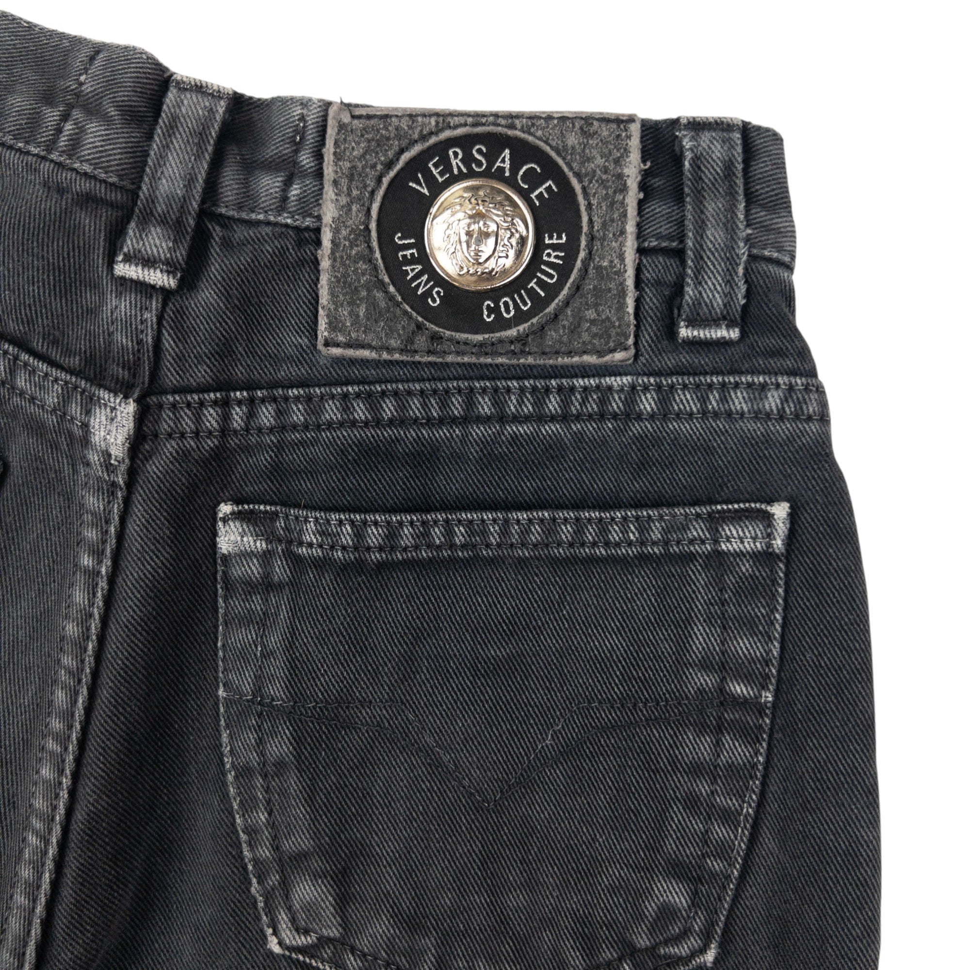 Vintage Versace Jeans Couture Denim High Waisted Jeans Womens Size W24