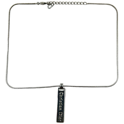 Vintage Christian Dior Logo Necklace