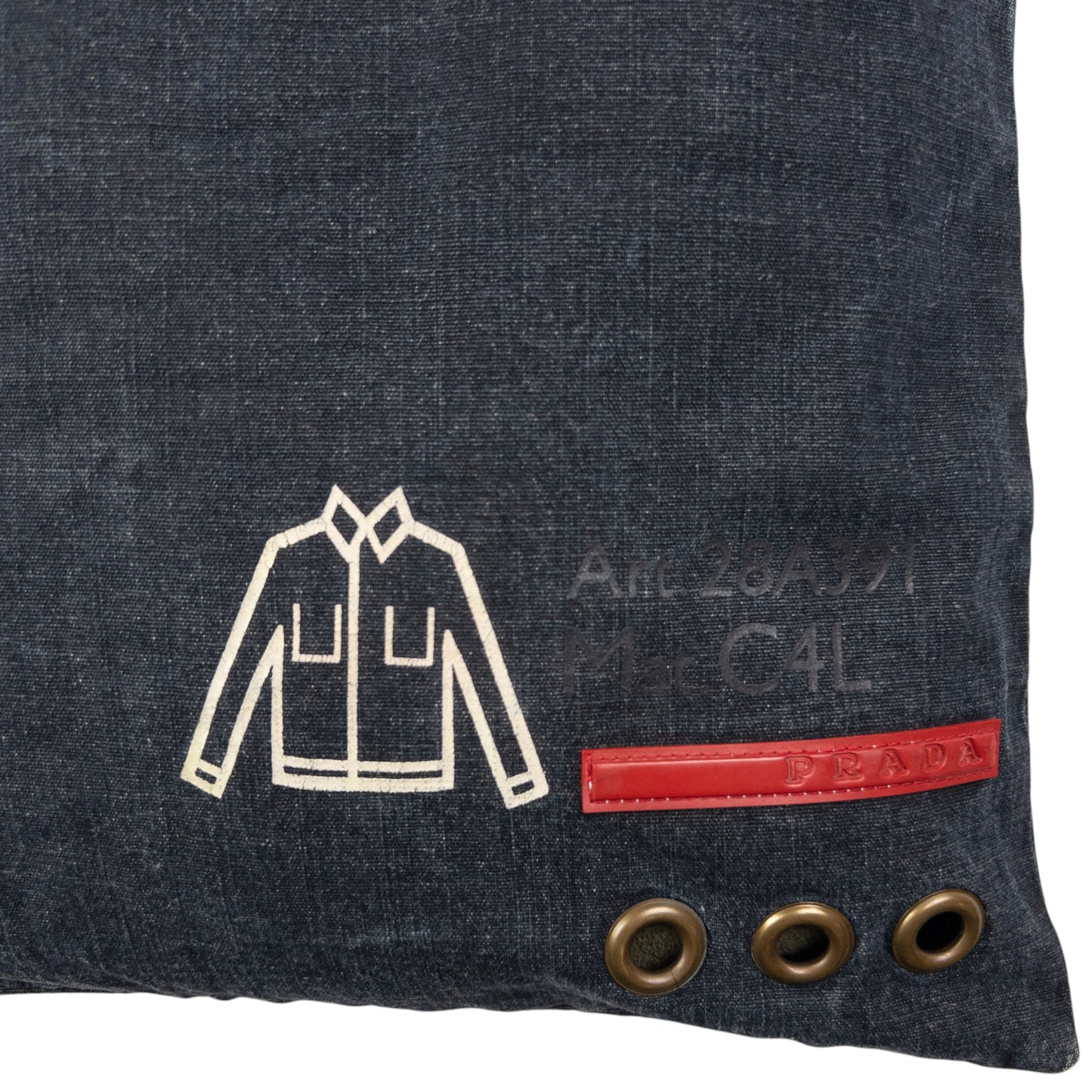 Vintage Prada Sport Denim Tote Bag