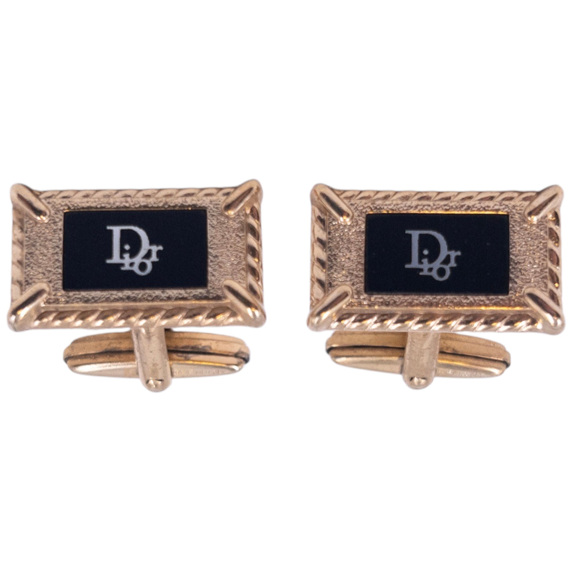 Vintage Dior Embossed Cufflinks
