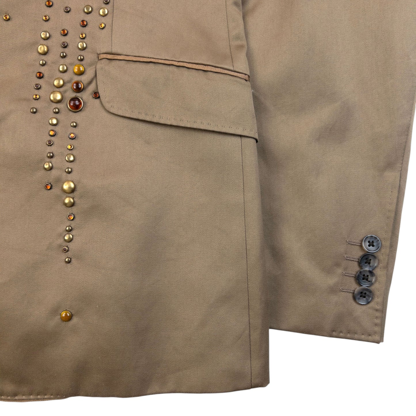 Vintage 2000s Dolce & Gabbana Embellished Blazer Jacket Size M