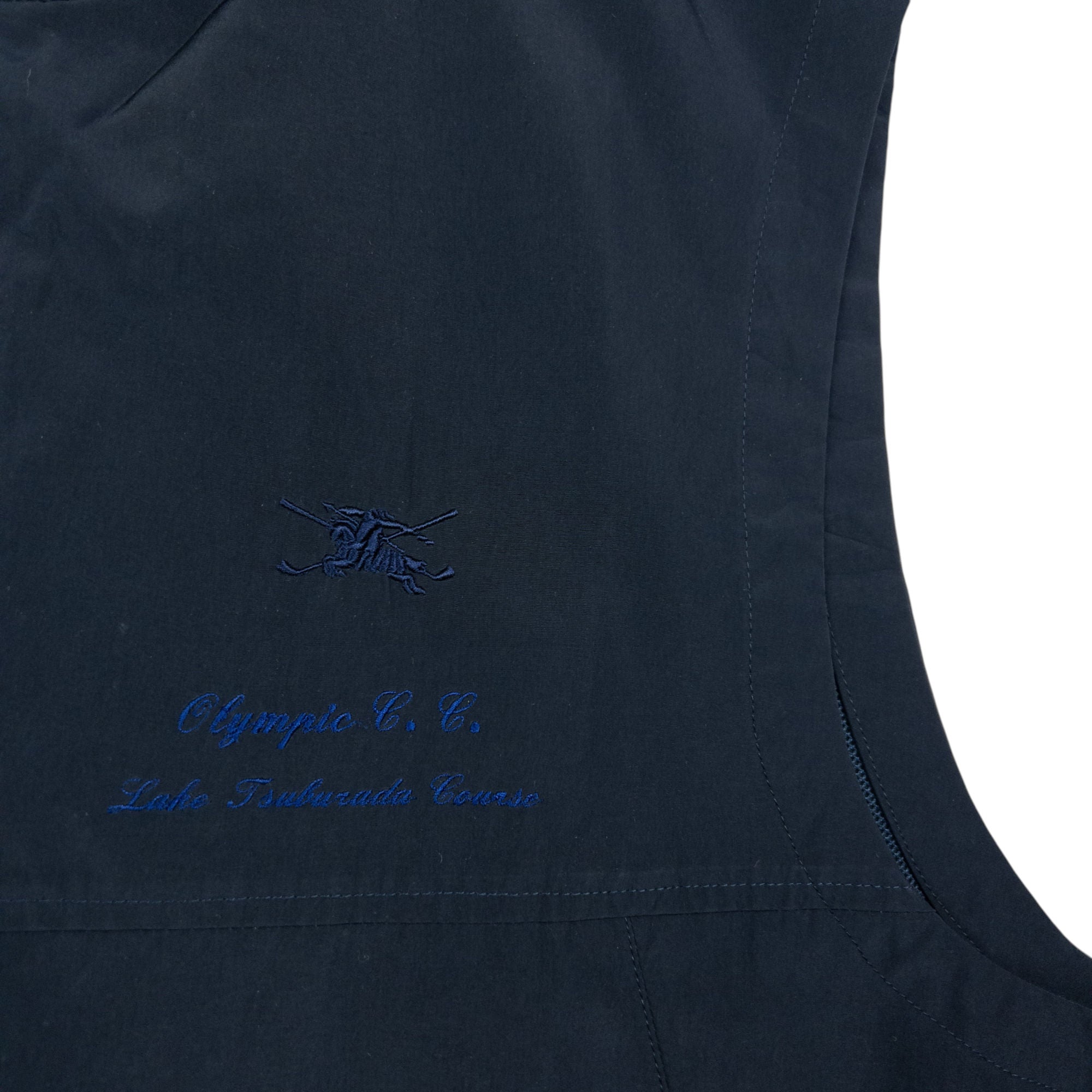 Vintage Burberry Golf Olympic Lake Tsuburaba Course Gilet Size L