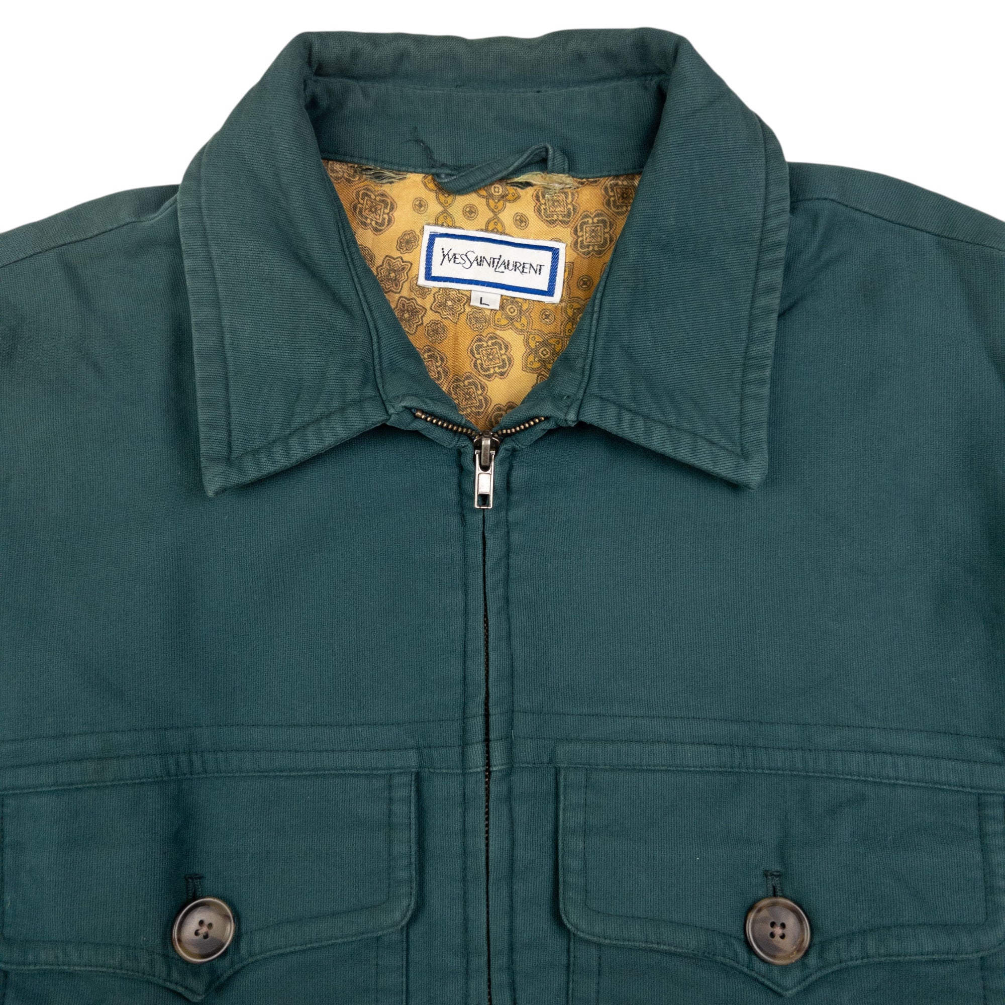 Vintage YSL Yves Saint Laurent Harrington Jacket Size M