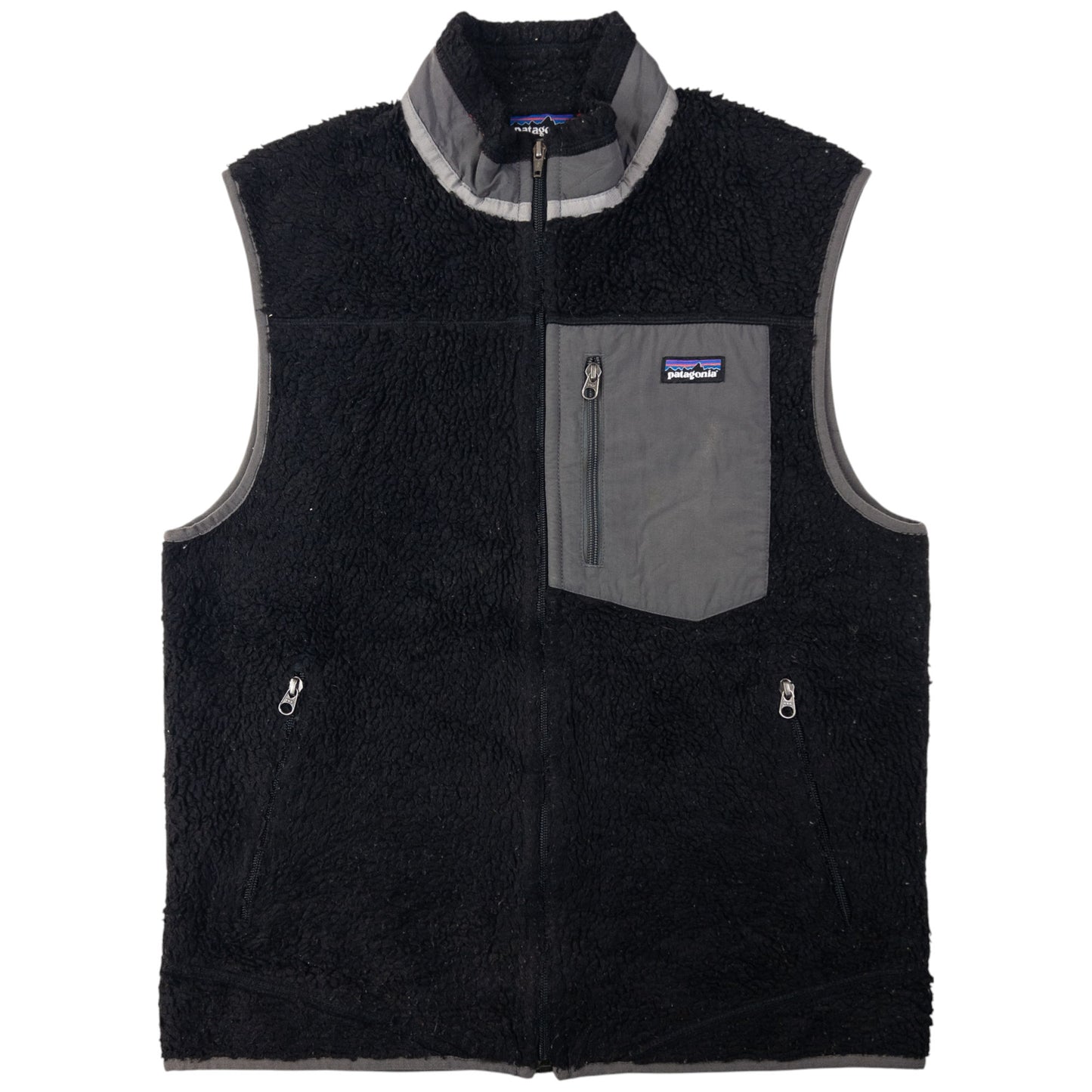 Vintage Patagonia Zip Up Fleece Gilet Size M