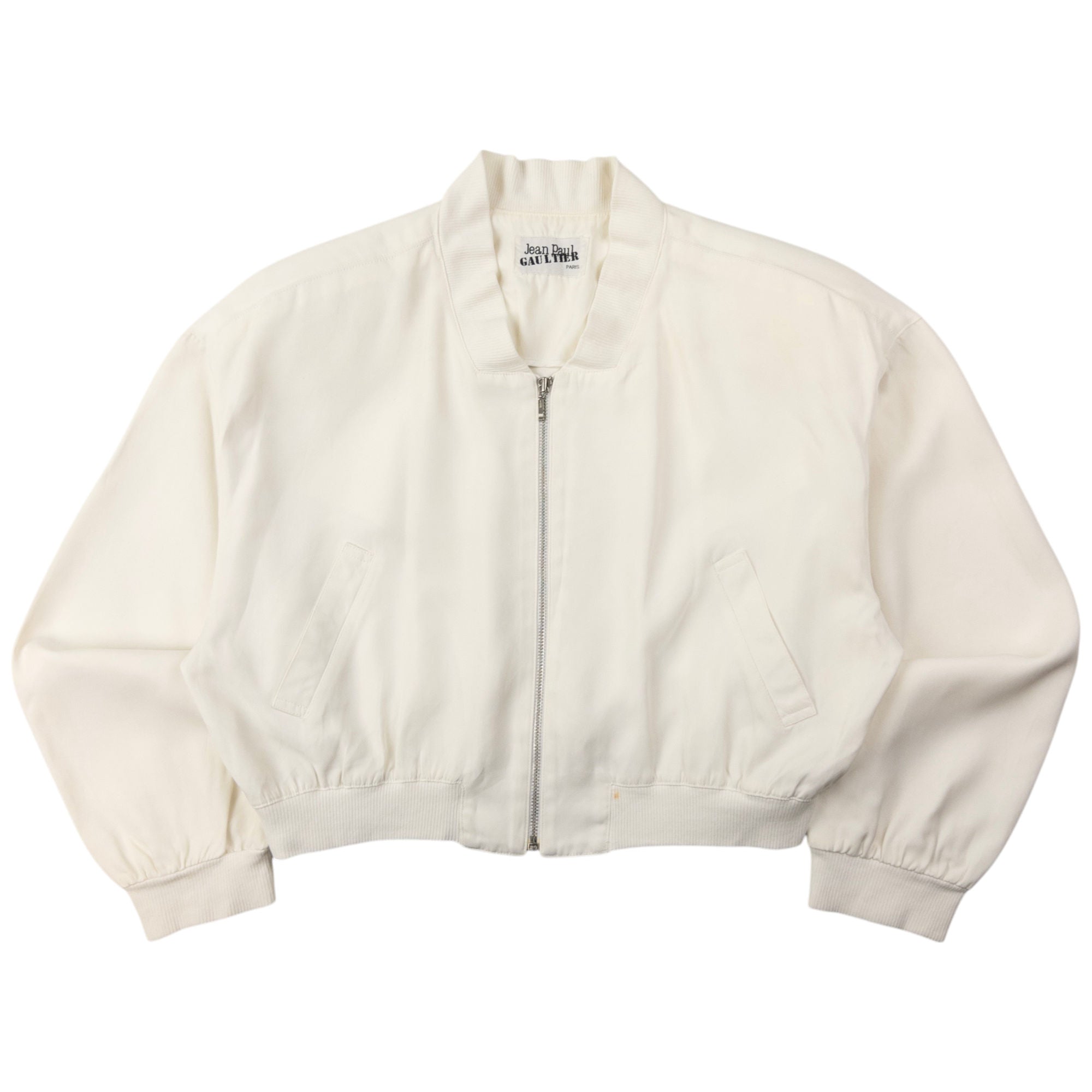 Vintage Jean Paul Gaultier Cropped Bomber Jacket Womens Size S