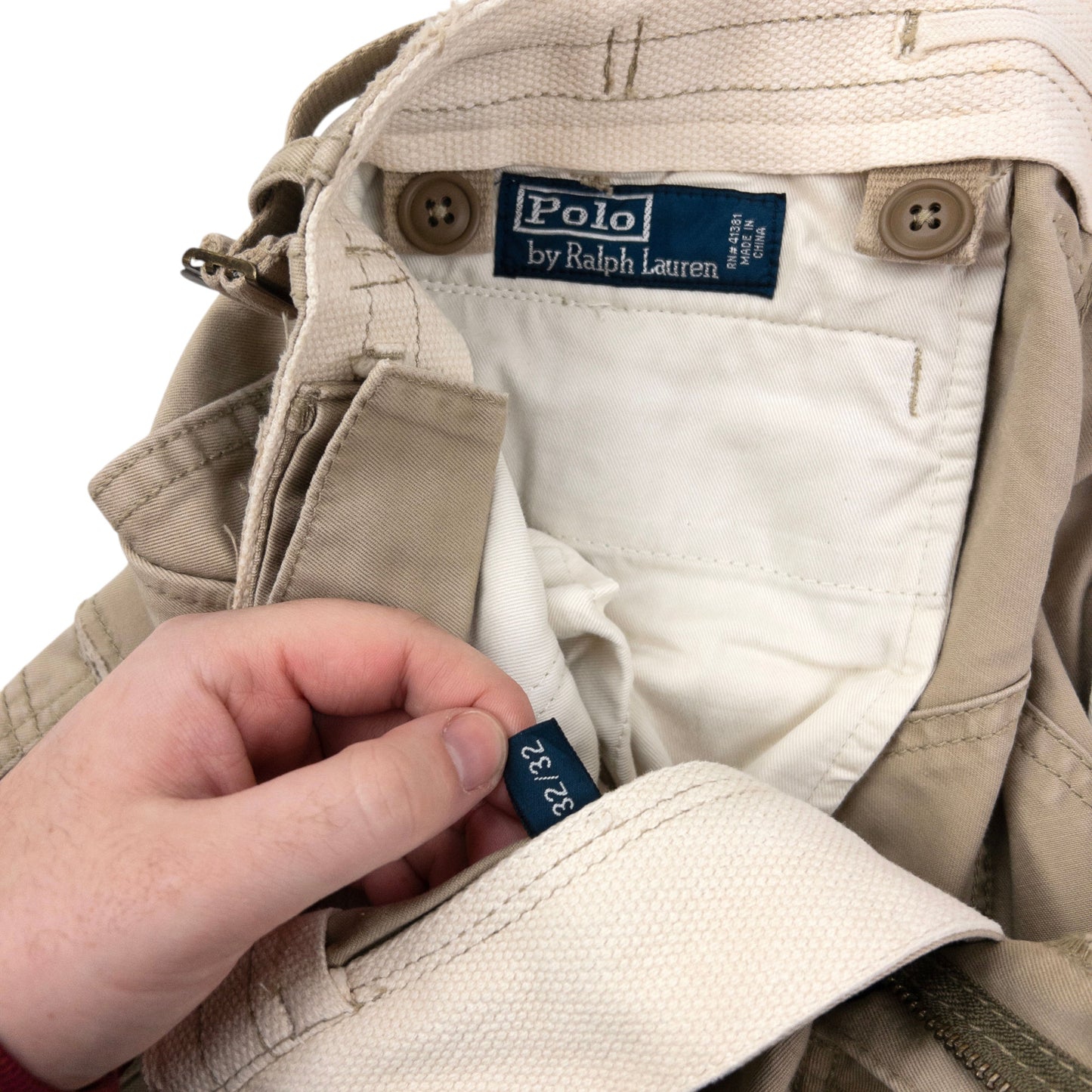 Vintage Polo Ralph Lauren Cargo Trousers Size W33