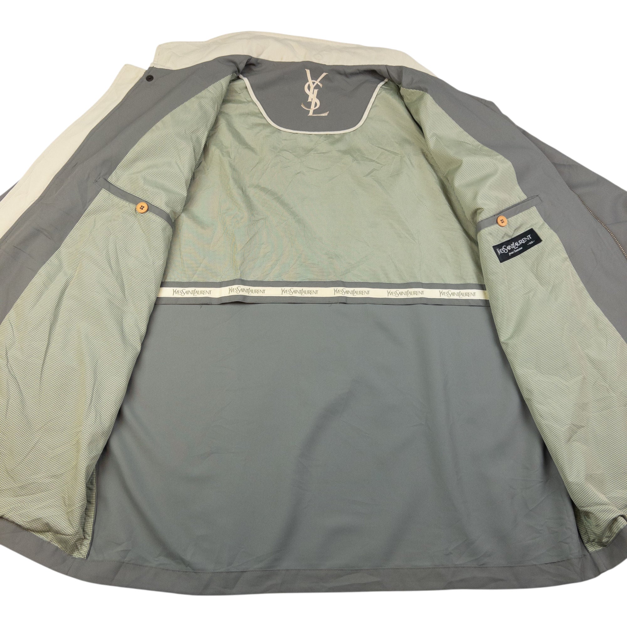 Vintage YSL Yves Saint Laurent Harrington Jacket Size L