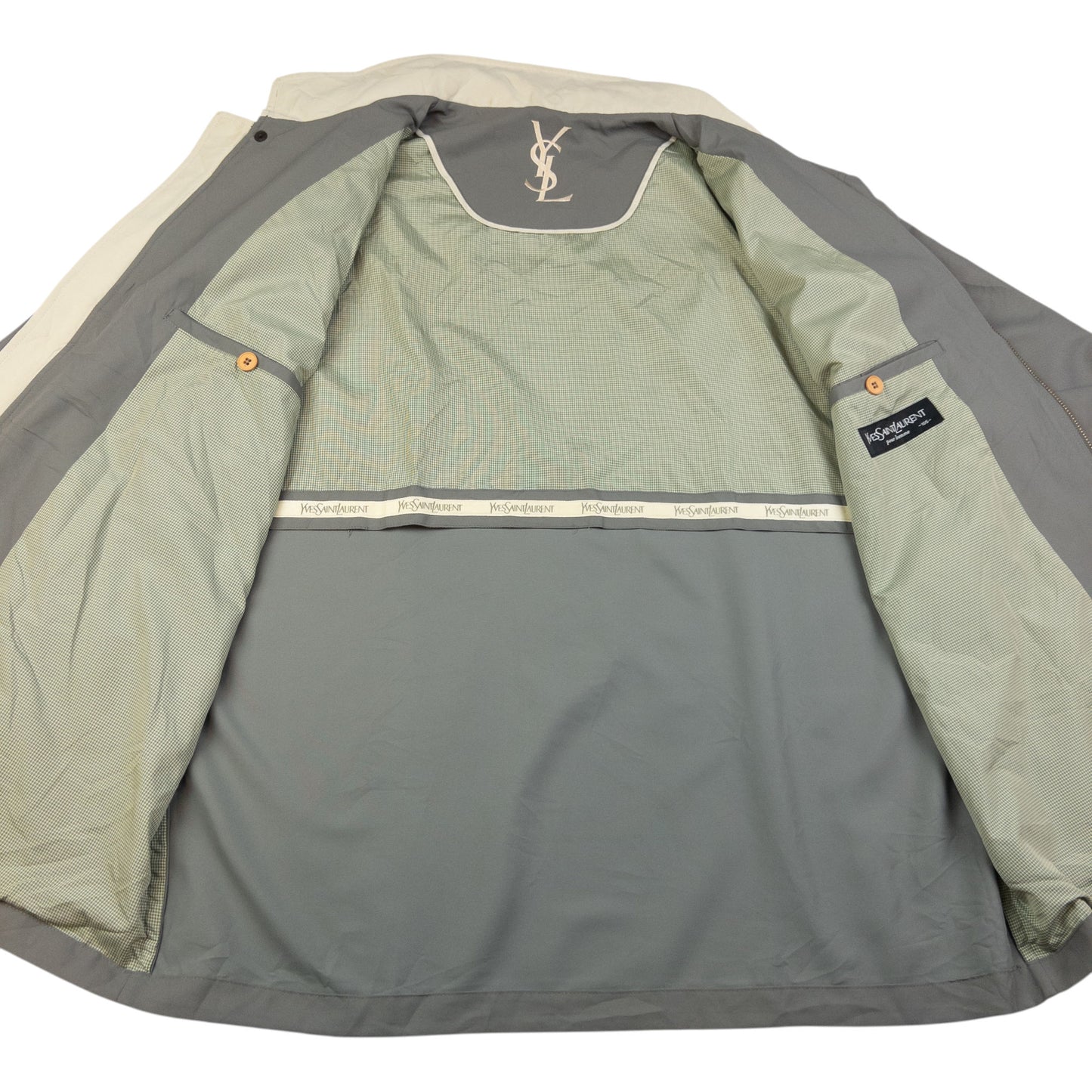 Vintage YSL Yves Saint Laurent Harrington Jacket Size L