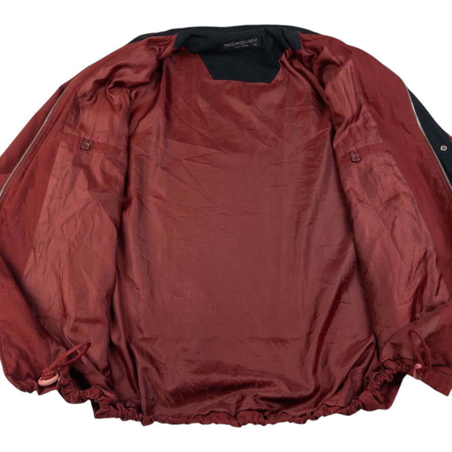 Vintage YSL Yves Saint Laurent Zip Up Jacket Size M