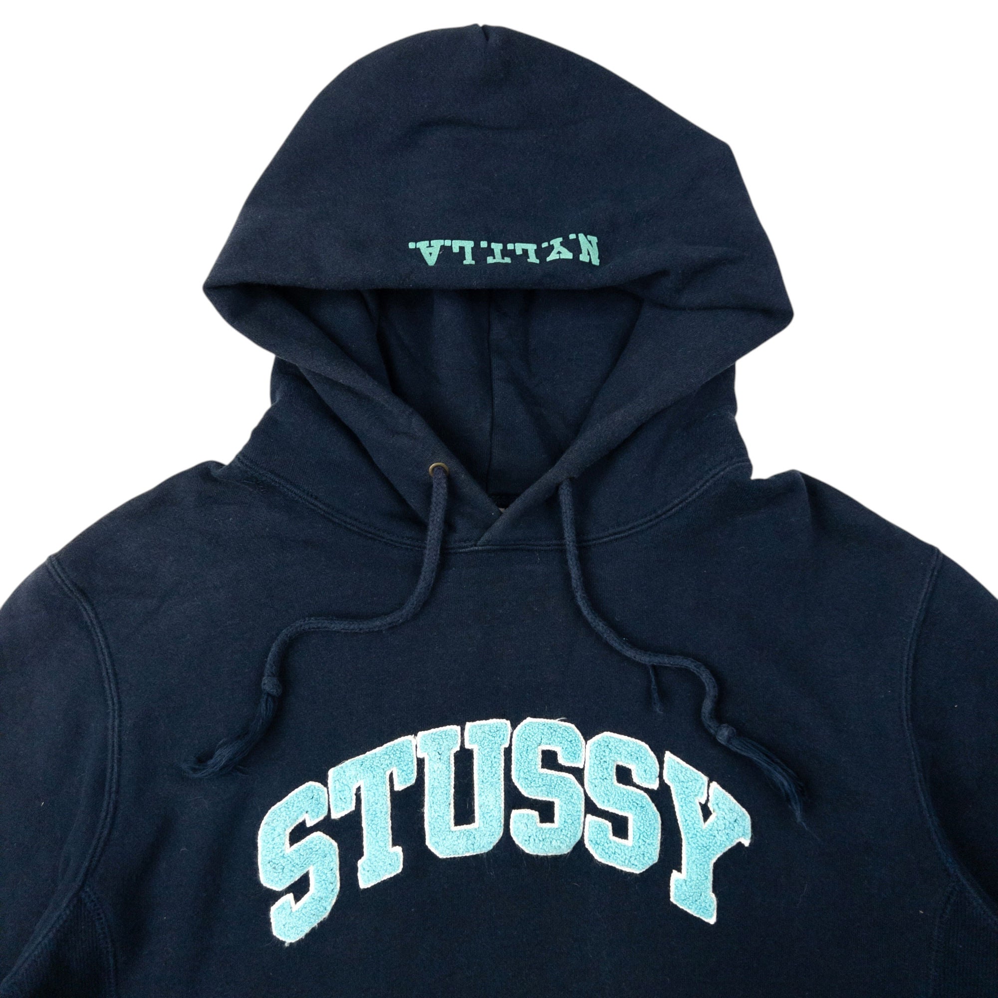 Vintage Stussy X Champion NYTLA Hoodie Size S