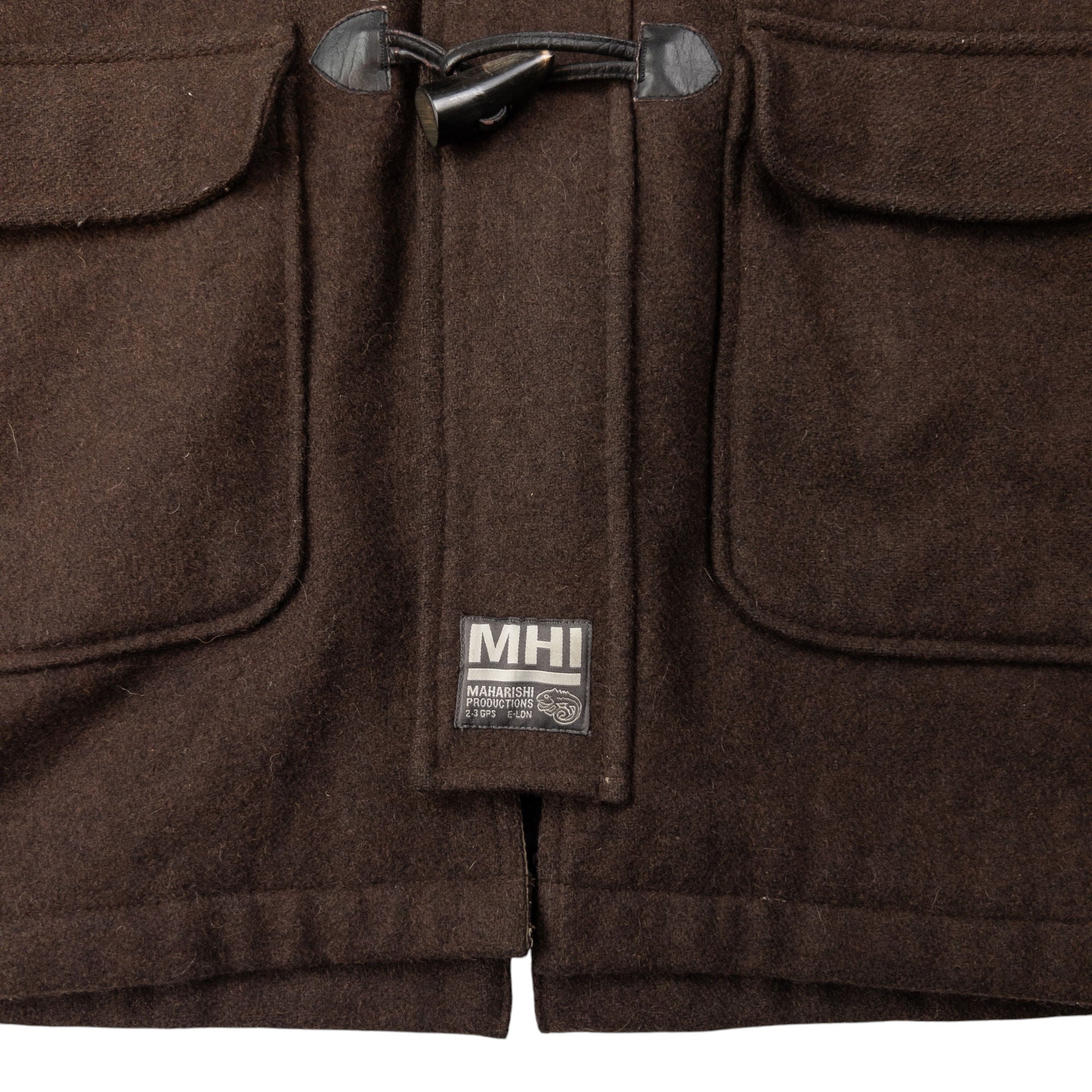 Vintage Maharishi Wool Duffel Coat Size XL