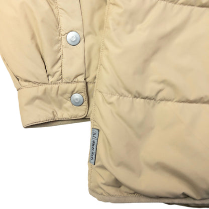 Vintage Armani Jeans Button Up Puffer Jacket Size L