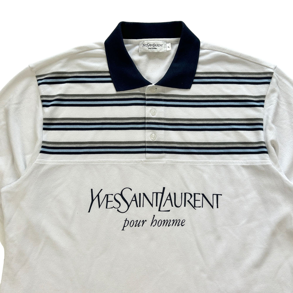 Vintage YSL Yves Saint Laurent Polo Shirt Size L
