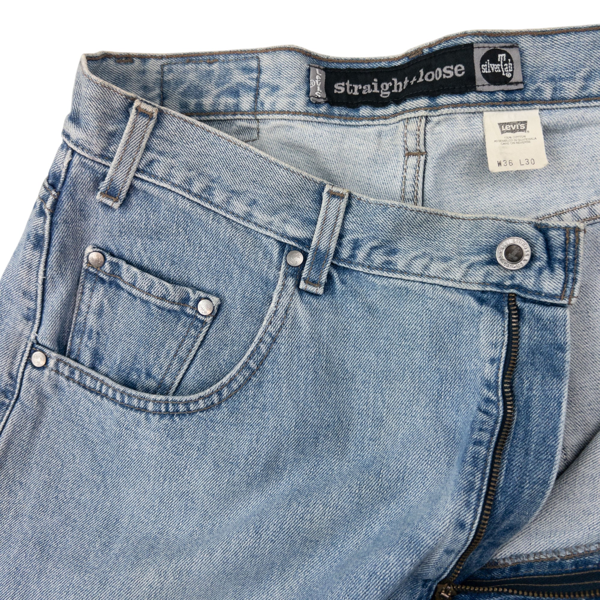 Vintage Levi's Silver Tab Loose Denim Jeans Size W35