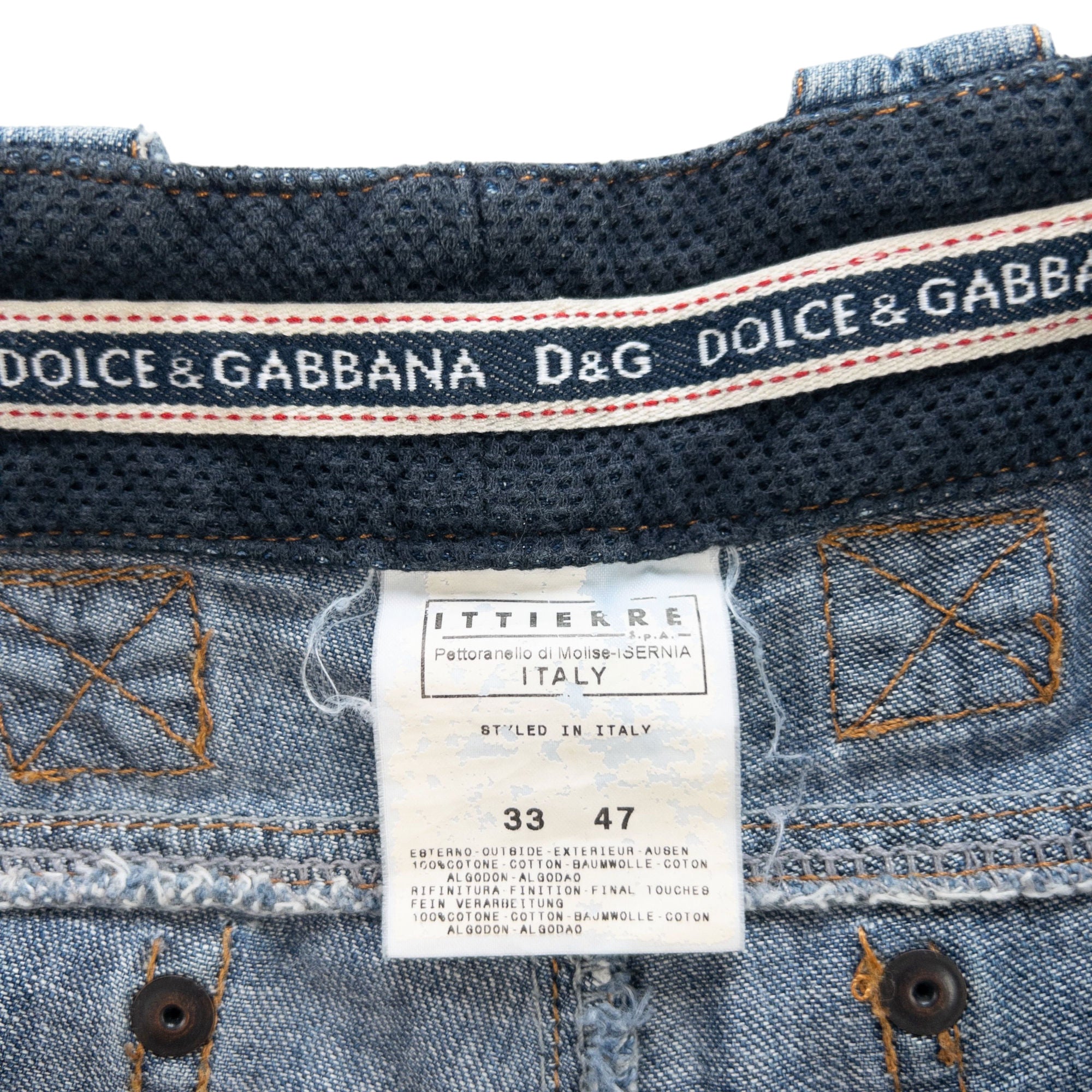 Vintage Archive Dolce and Gabbana Multi Pocket Cargo Jeans Size W32
