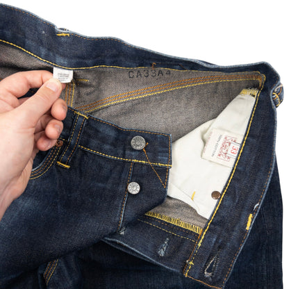 Vintage Evisu Double Gull Japanese Denim Jeans Size W33