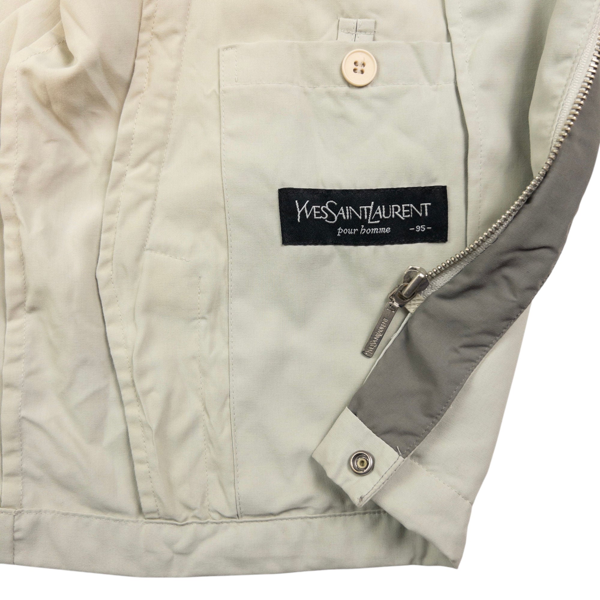 Vintage YSL Yves Saint Laurent Harrington Jacket Size M