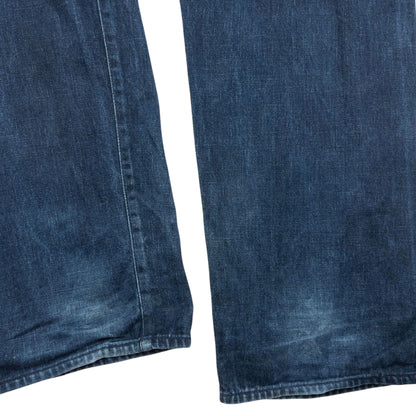 Vintage Evisu Leather Daicock Japanese Denim Jeans Size W38