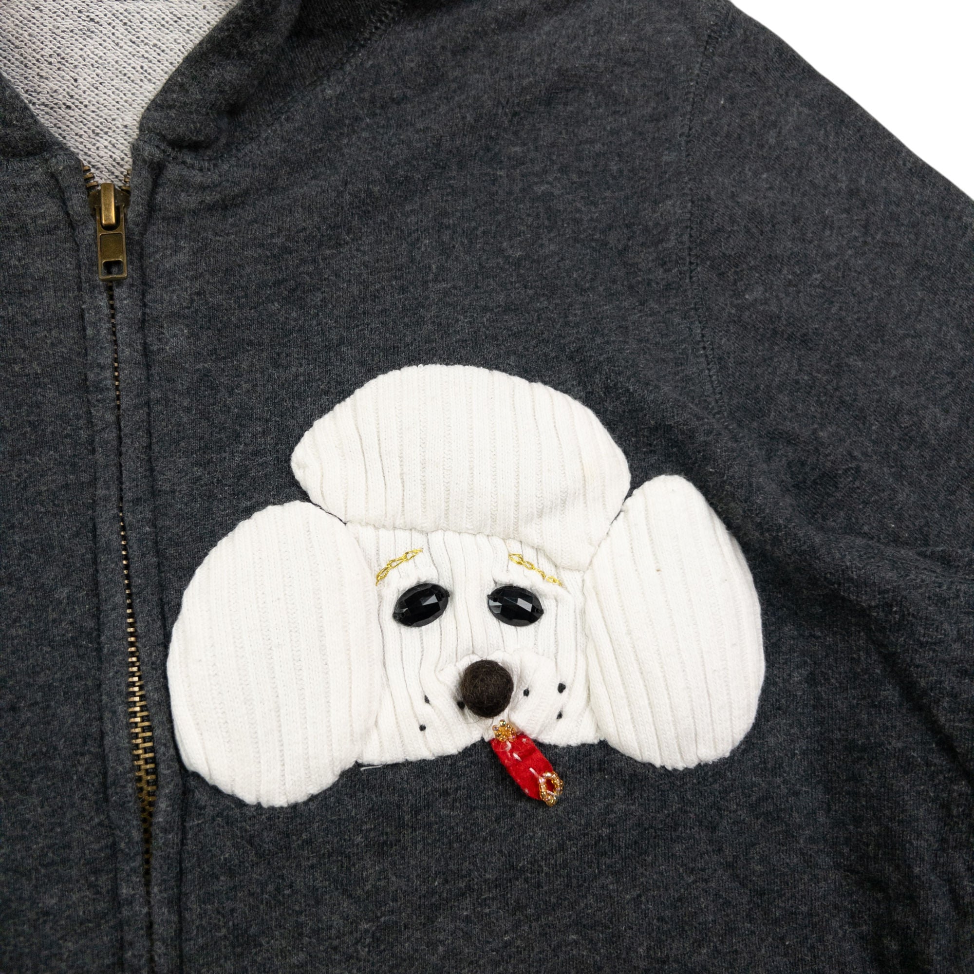 Vintage Ne-Net By Issey Miyake Zip Up Poodle Hoodie Size S