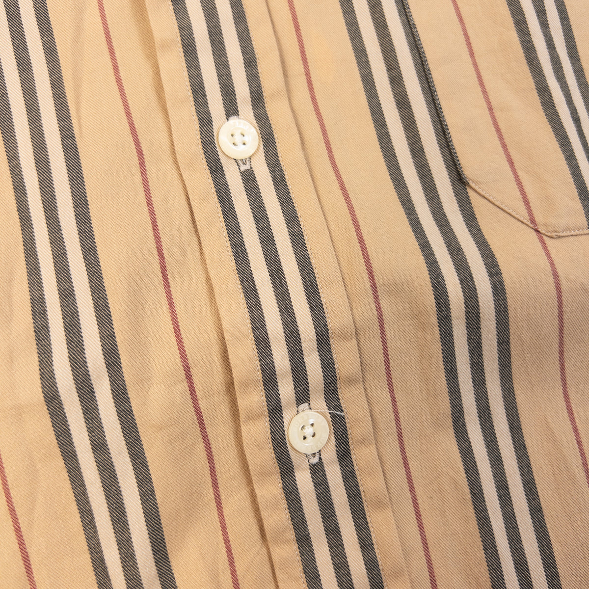 Vintage 2000s Burberry Nova Stripe Long Sleeve Button Up Shirt Size XL