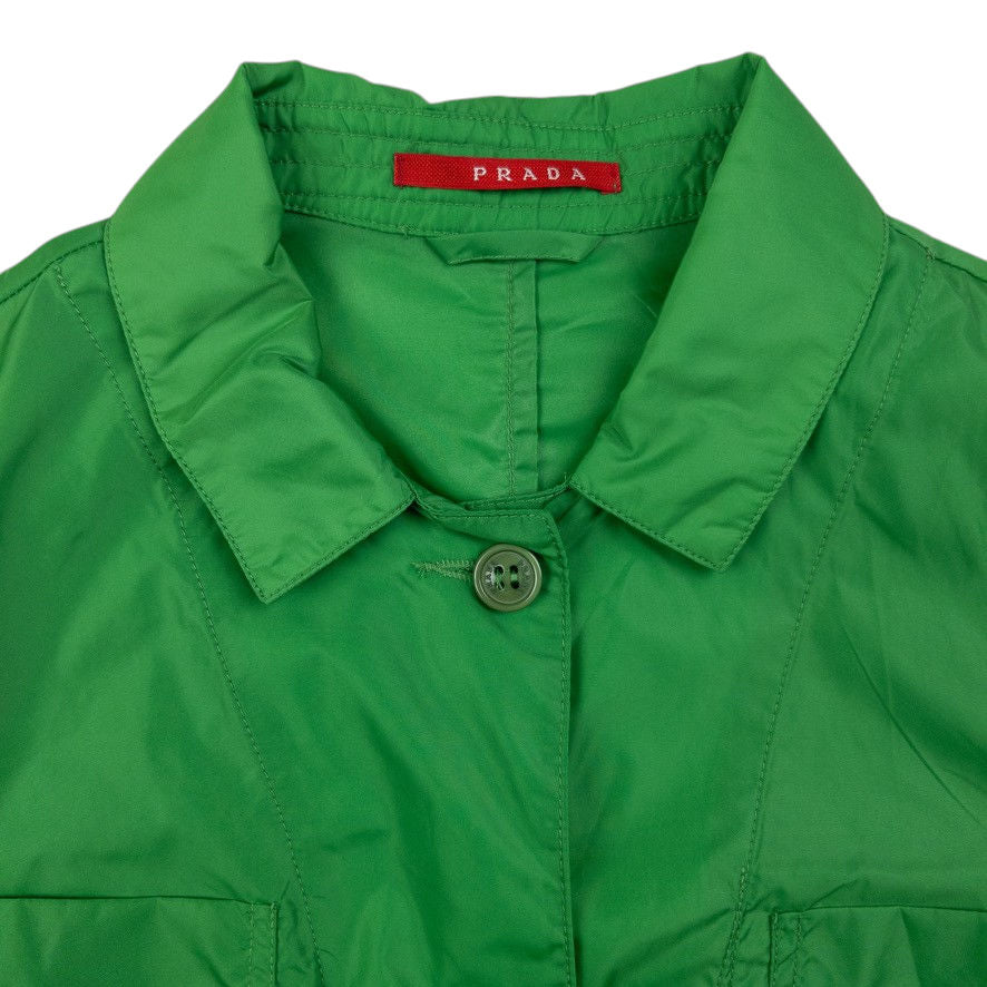 Vintage Prada Sport Lightweight Button Up Jacket Womens Size M