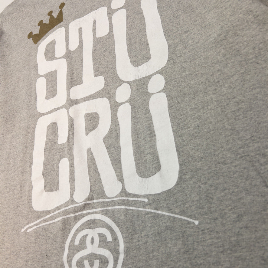 Vintage Stussy Stu Cru Graphic T Shirt Size M