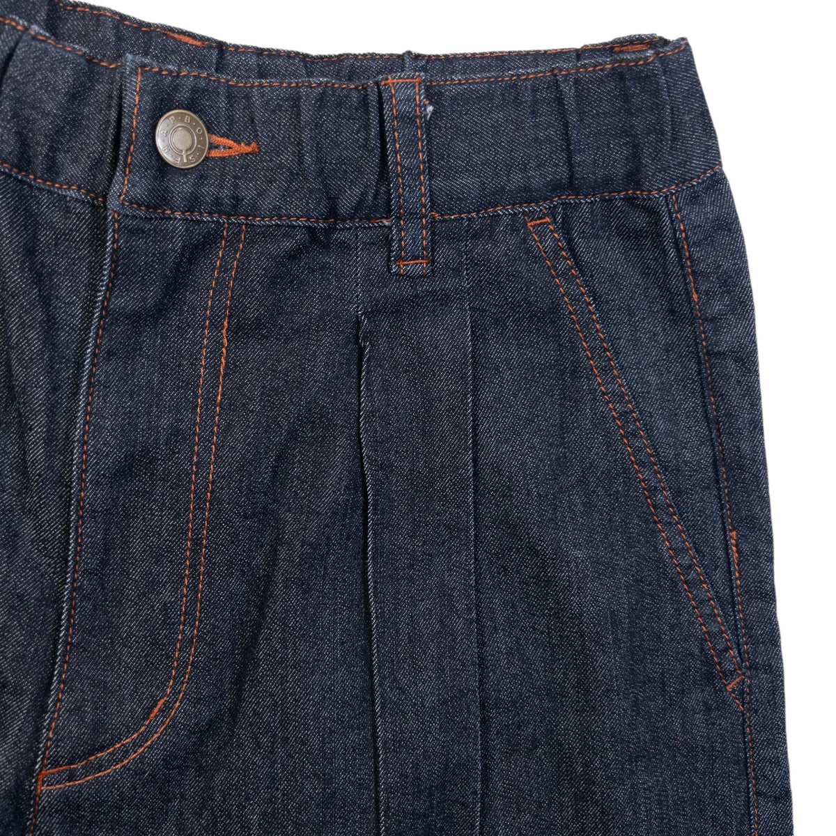 Vintage 90s Frapbois By Issey Miyake Pleated Denim Jeans Women Size L