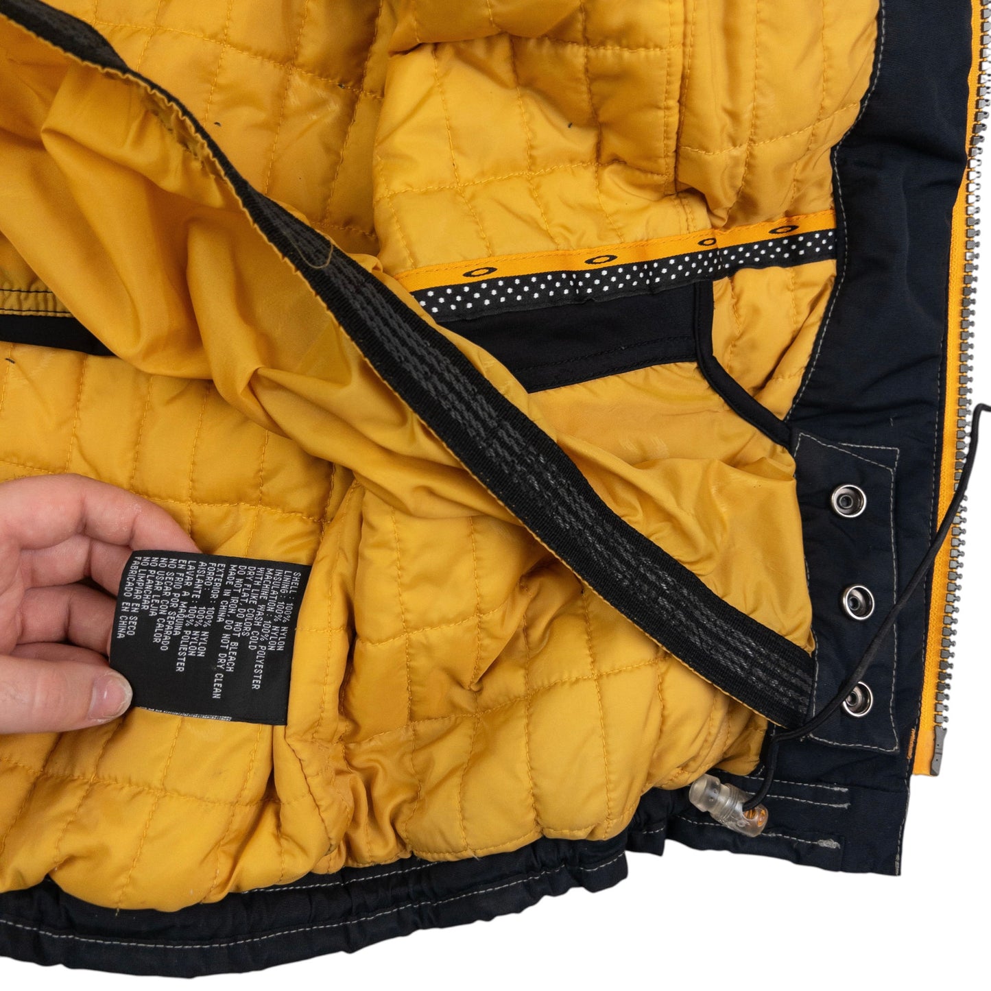 Vintage Oakley Zip Up Snowboarding Jacket Size L