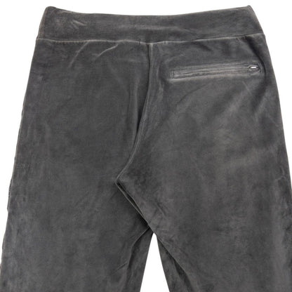 Vintage Burberry Ruched Velour Zip Up Hoodie & Joggers Set Womens Size S