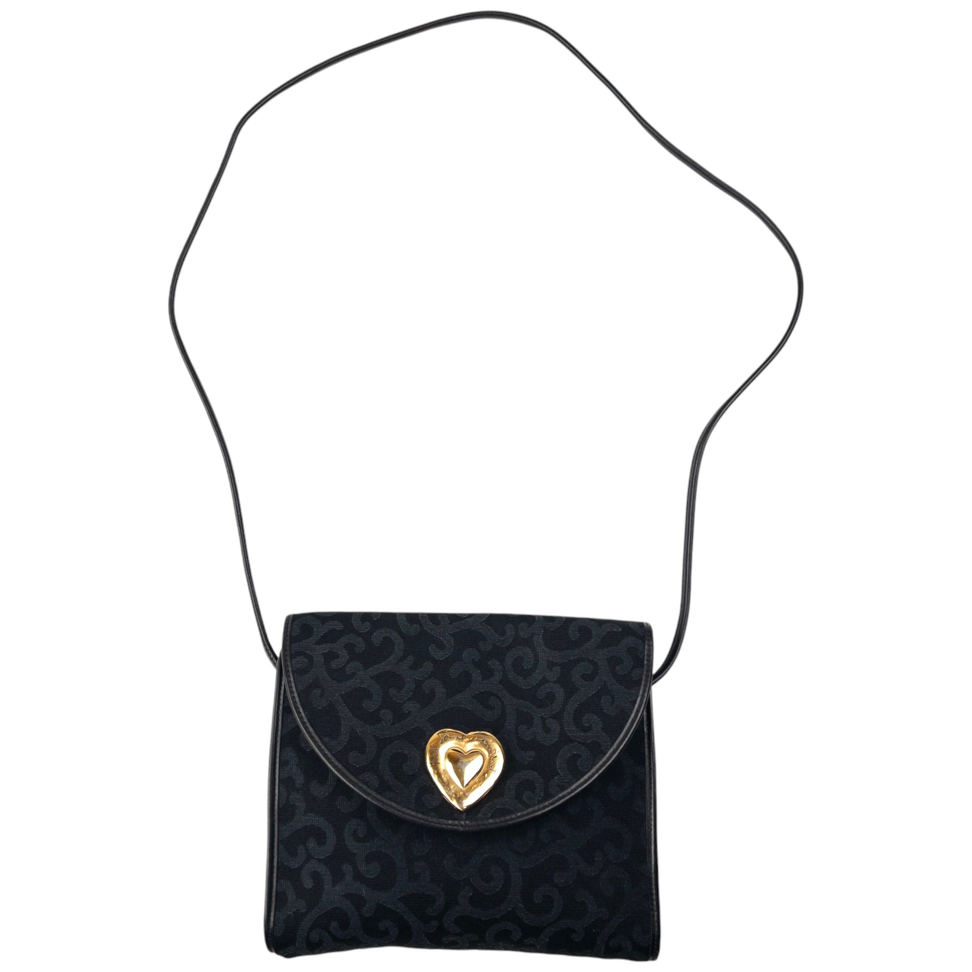 Vintage YSL Yves Saint Laurent Heart Crossbody Bag