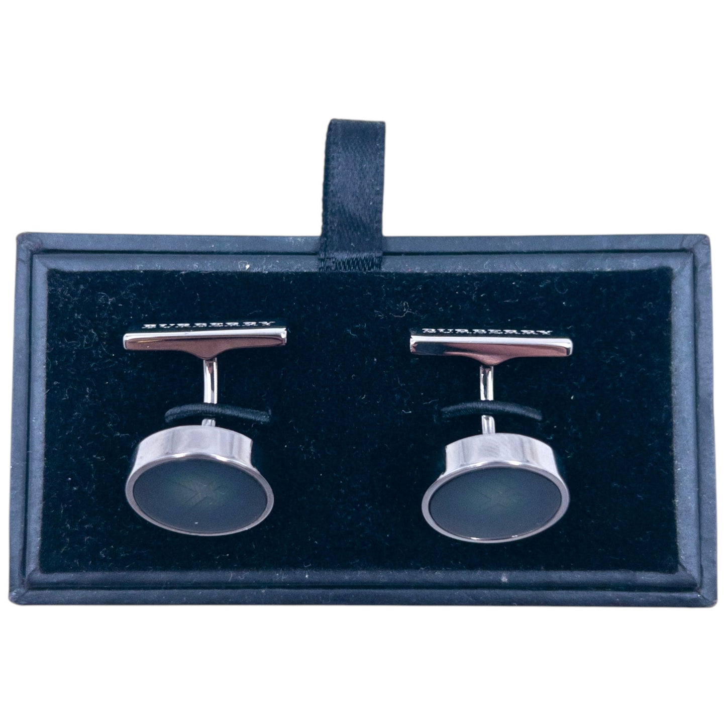Vintage 2000s Burberry Nova Check Cuff Links