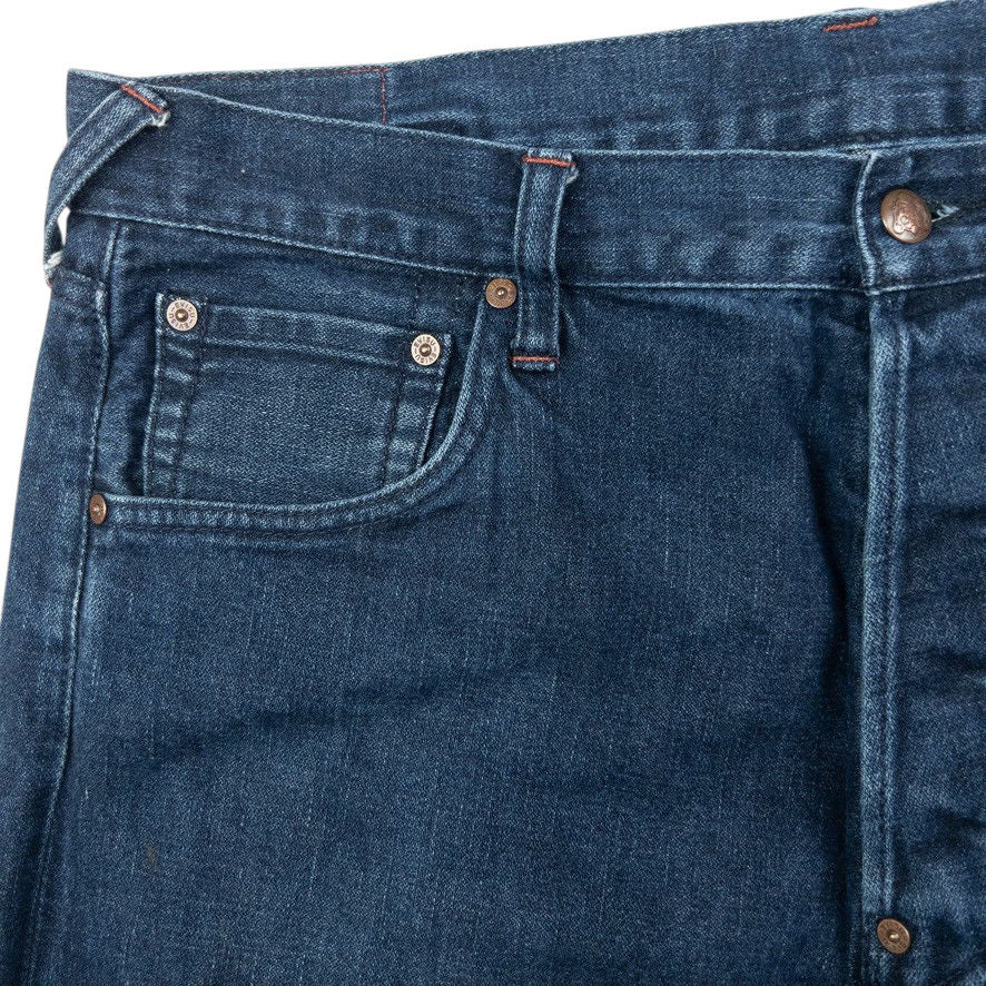 Vintage Evisu Leather Daicock Japanese Denim Jeans Size W38
