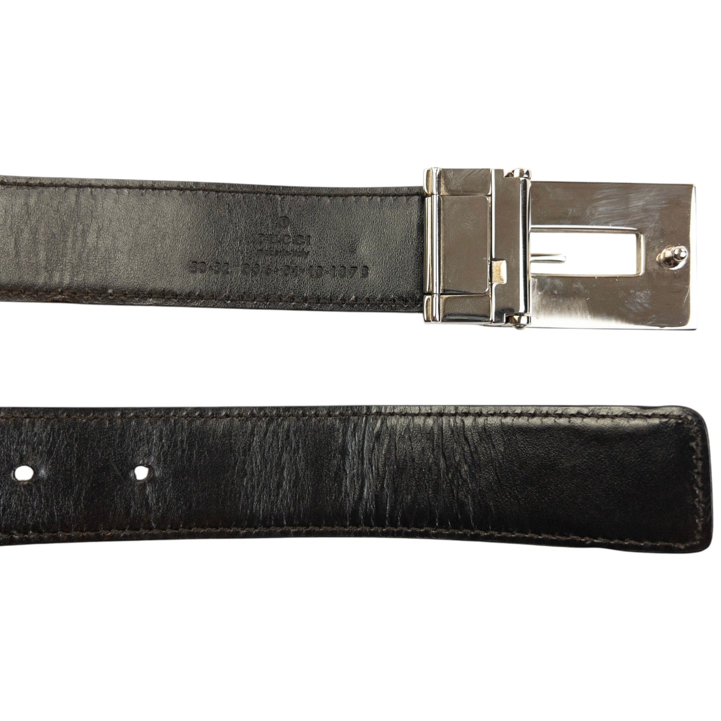 Vintage 2000s Gucci Leather Belt Size M
