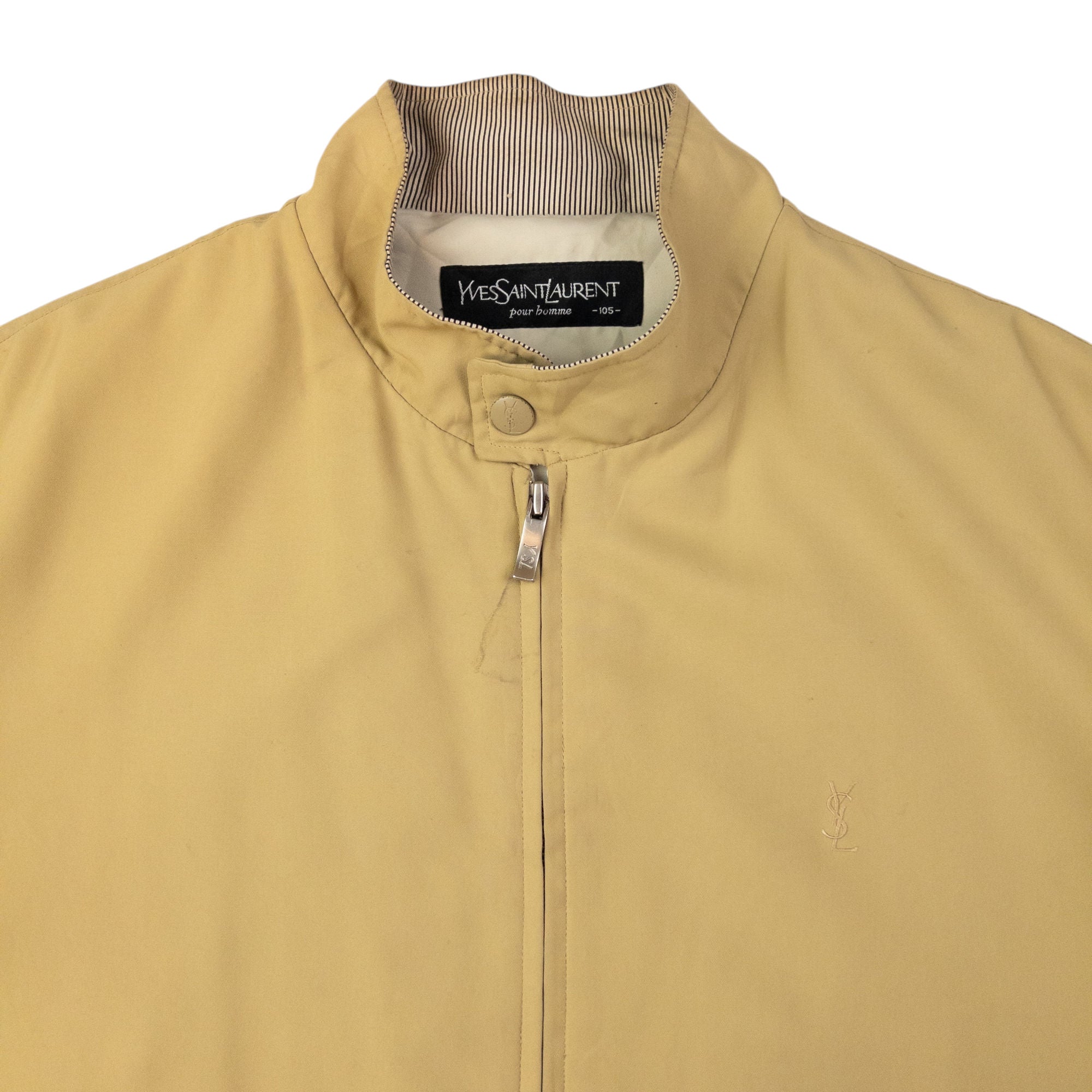 Vintage YSL Yves Saint Laurent Harrington Jacket Size L