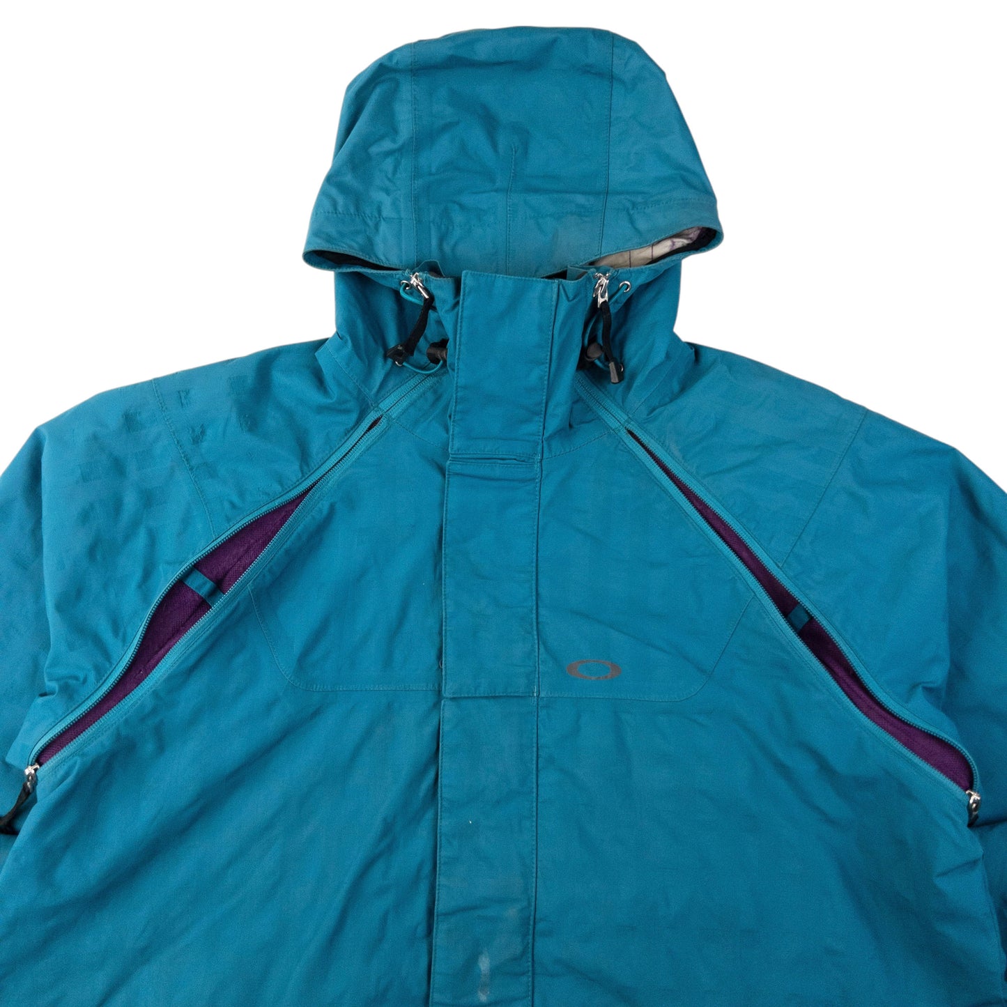 Vintage Oakley Zip Up Snowboarding Jacket Size XL