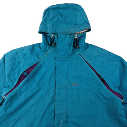 Vintage Oakley Zip Up Snowboarding Jacket Size XL