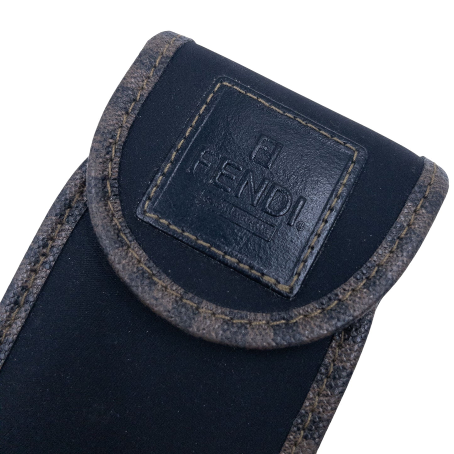 Vintage 80s Fendi Leather Cigarette Case